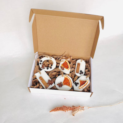 Pingentes de cera perfumadas